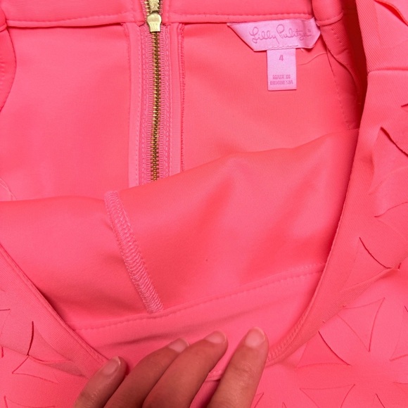 Lilly Pulitzer Pink Coral Laser Cut Sample Shorts NWT Size 4 One of a Kind - Picture 6 of 6